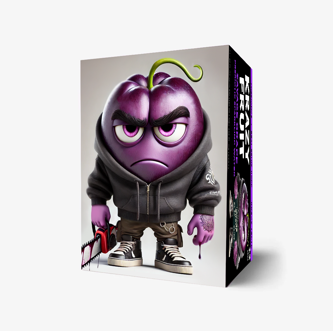 Savage Grape Prebiotic Sparkling Water 12 Pack