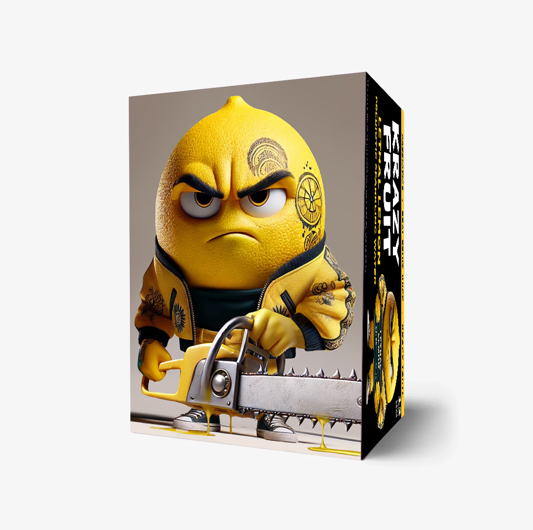 Lethal Lemon Prebiotic Sparkling Water 12 Pack