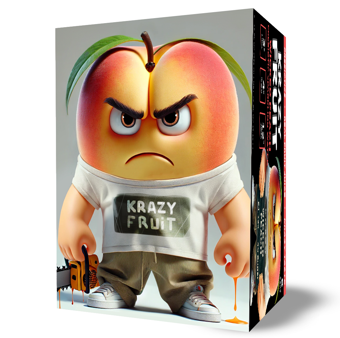 Wicked Peach Prebiotic Sparkling Water 12 Pack