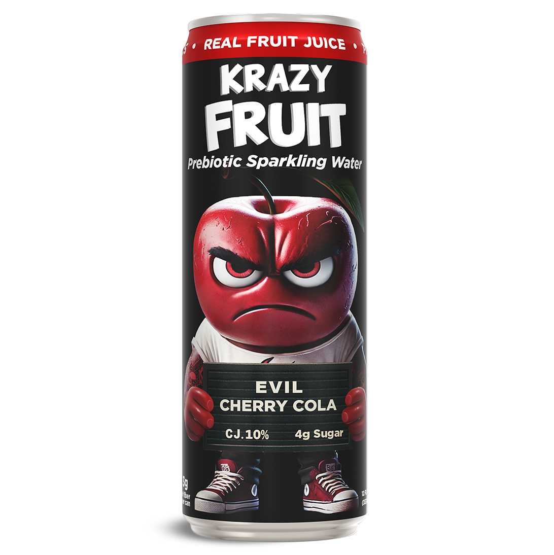 Evil Cherry Cola Prebiotic Sparkling Water 12 Pack