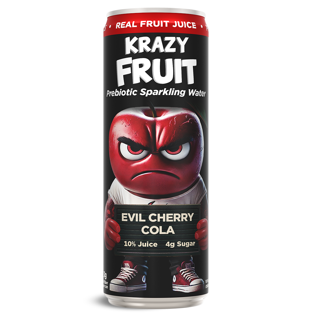 Evil Cherry Cola Prebiotic Sparkling Water 12 Pack